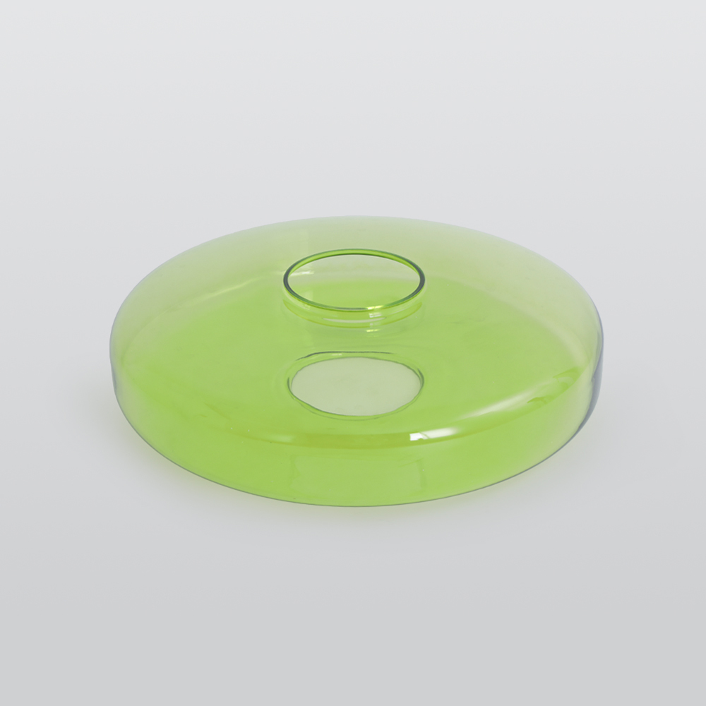 Green glass pendant light shade - Hailie model