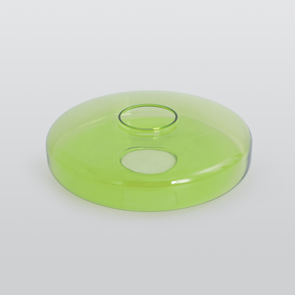 Green glass pendant light shade - Hailie model
