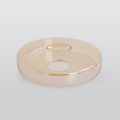 Hailie pendant light amber glass shade
