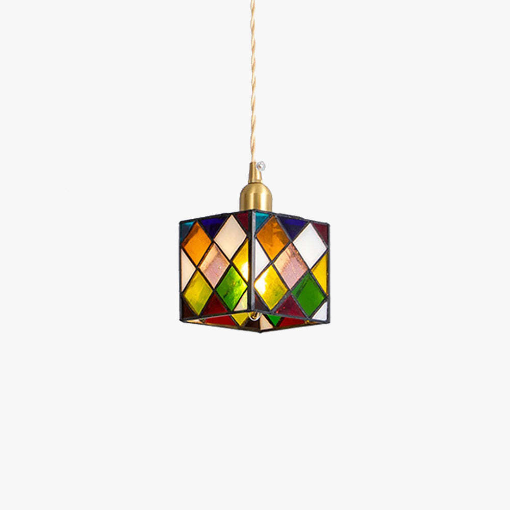 Hailie Retro LED Metal Glass Pendant Light, bedroom, dining room