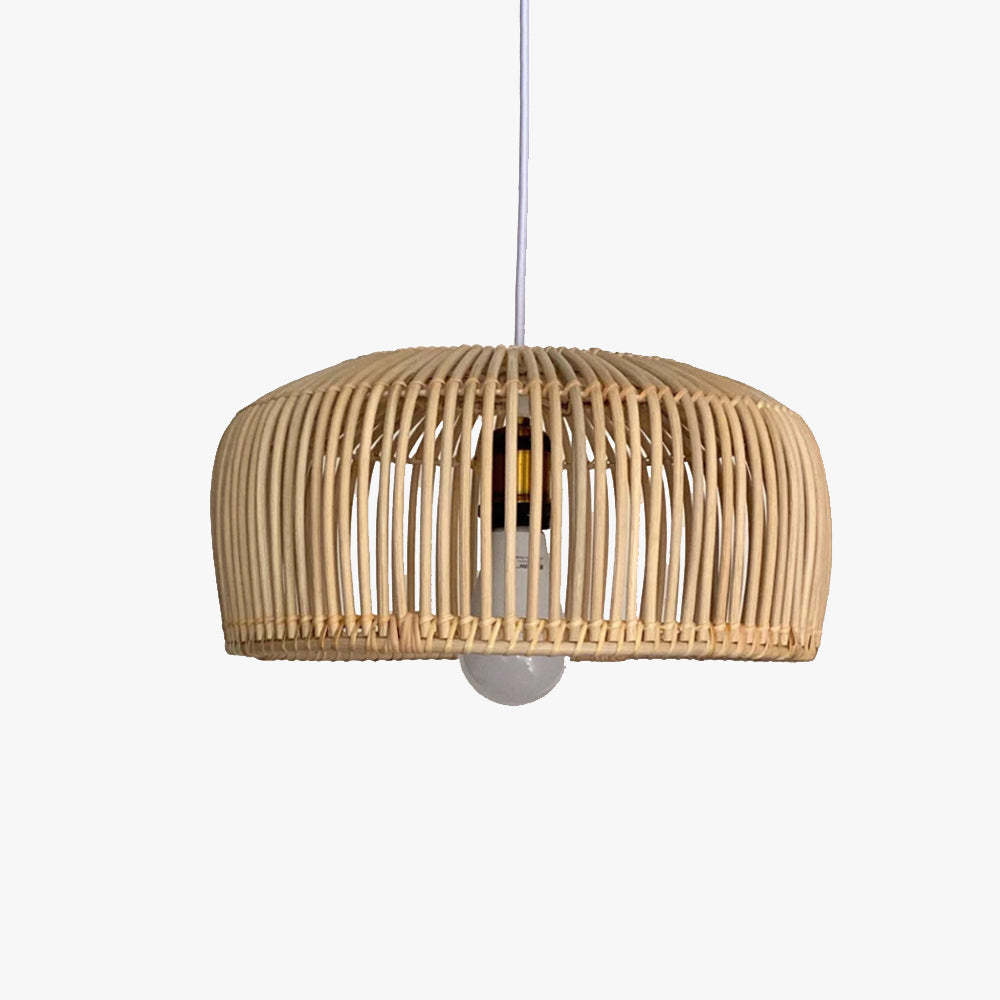 Muto Coconut Grove Pendant Light, rattan bedroom light
