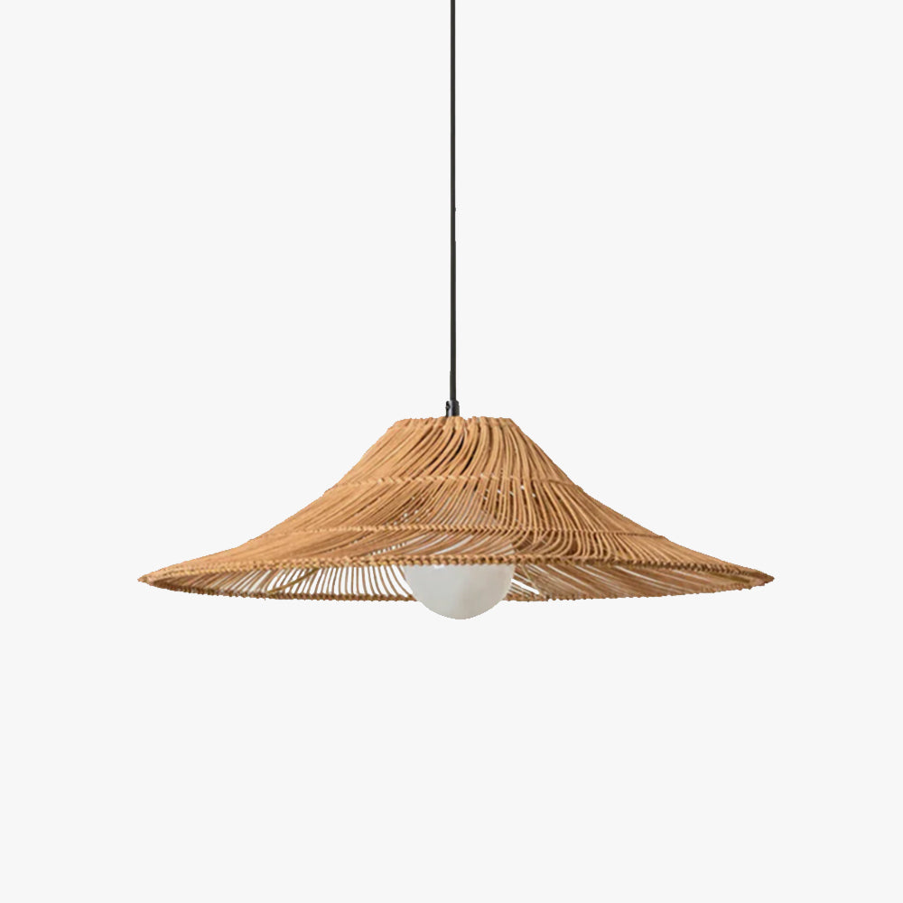 Muto Vintage Rattan Pendant Light for Bedroom, Dining Room, Living Room