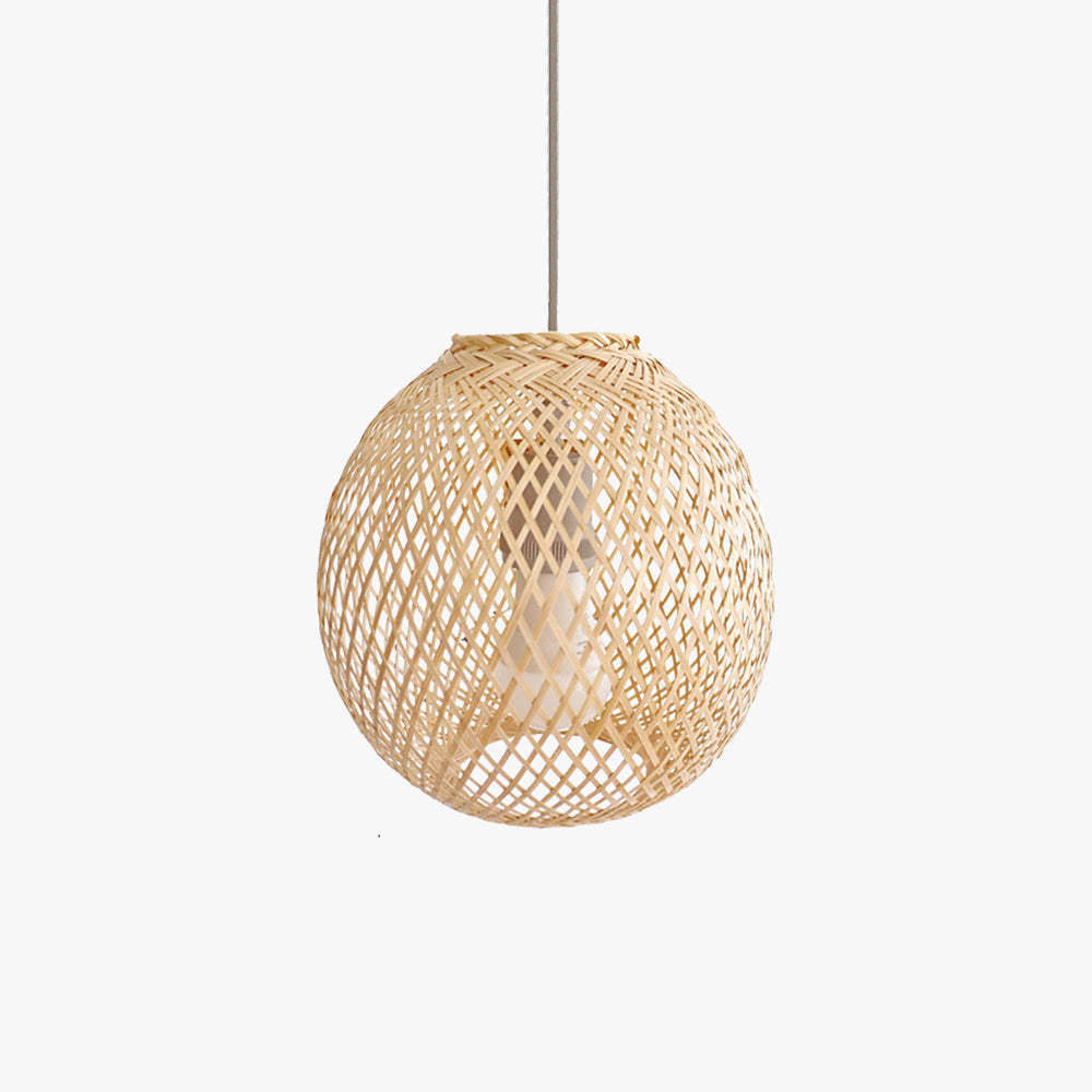 Bamboo pendant light, Muto style for bedroom or living room