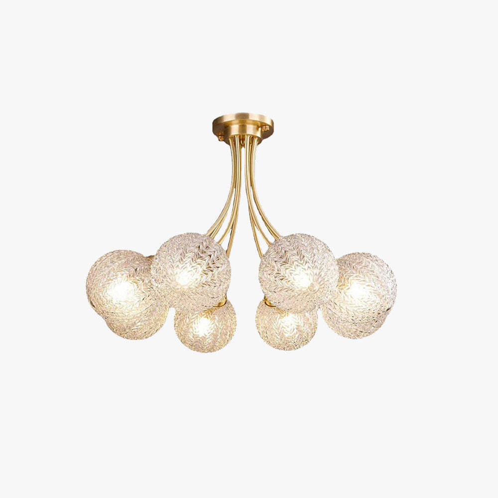 Valentina Modern Flush Mount Ceiling Light, gold finish, bedroom lighting