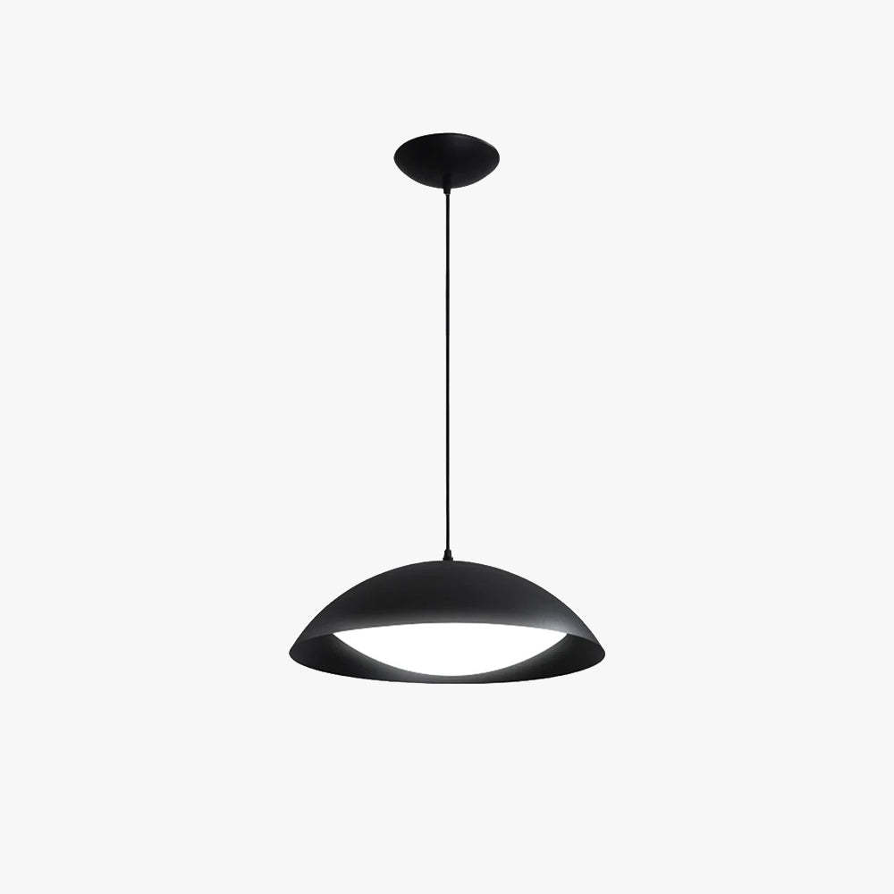 Hailie Modern Minimalist Black Pendant Light for Dining Room