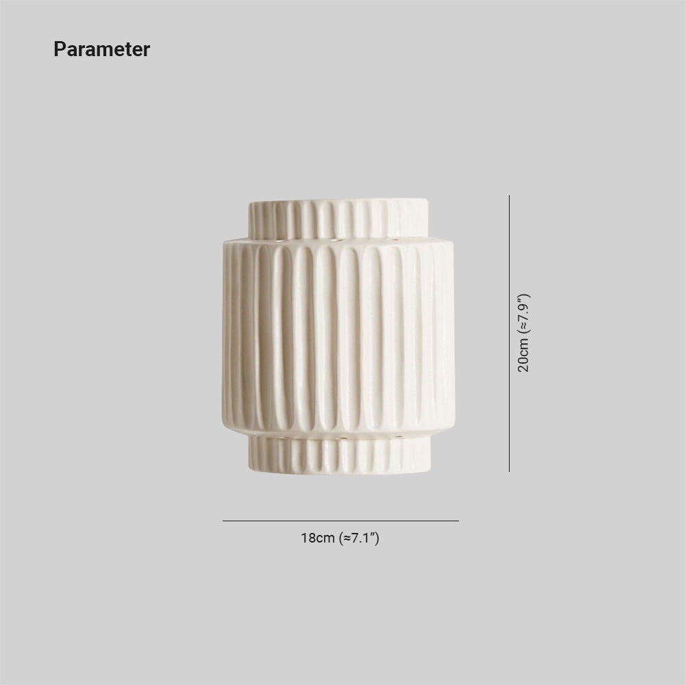 Cylindrique Resin Wall Lamp Dimensions
