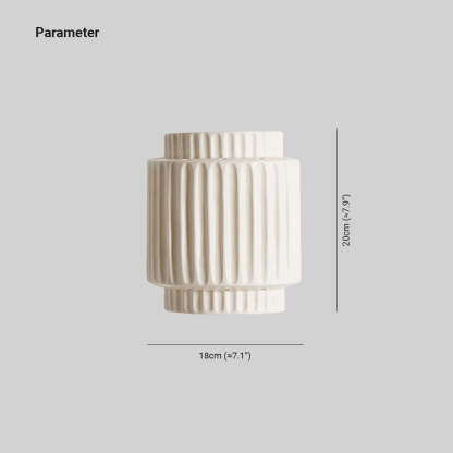 Cylindrique Resin Wall Lamp Dimensions
