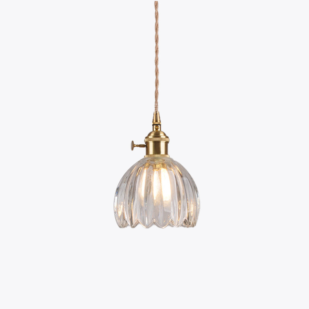 Hailie Retro LED Pendant Light - Glass Living Room