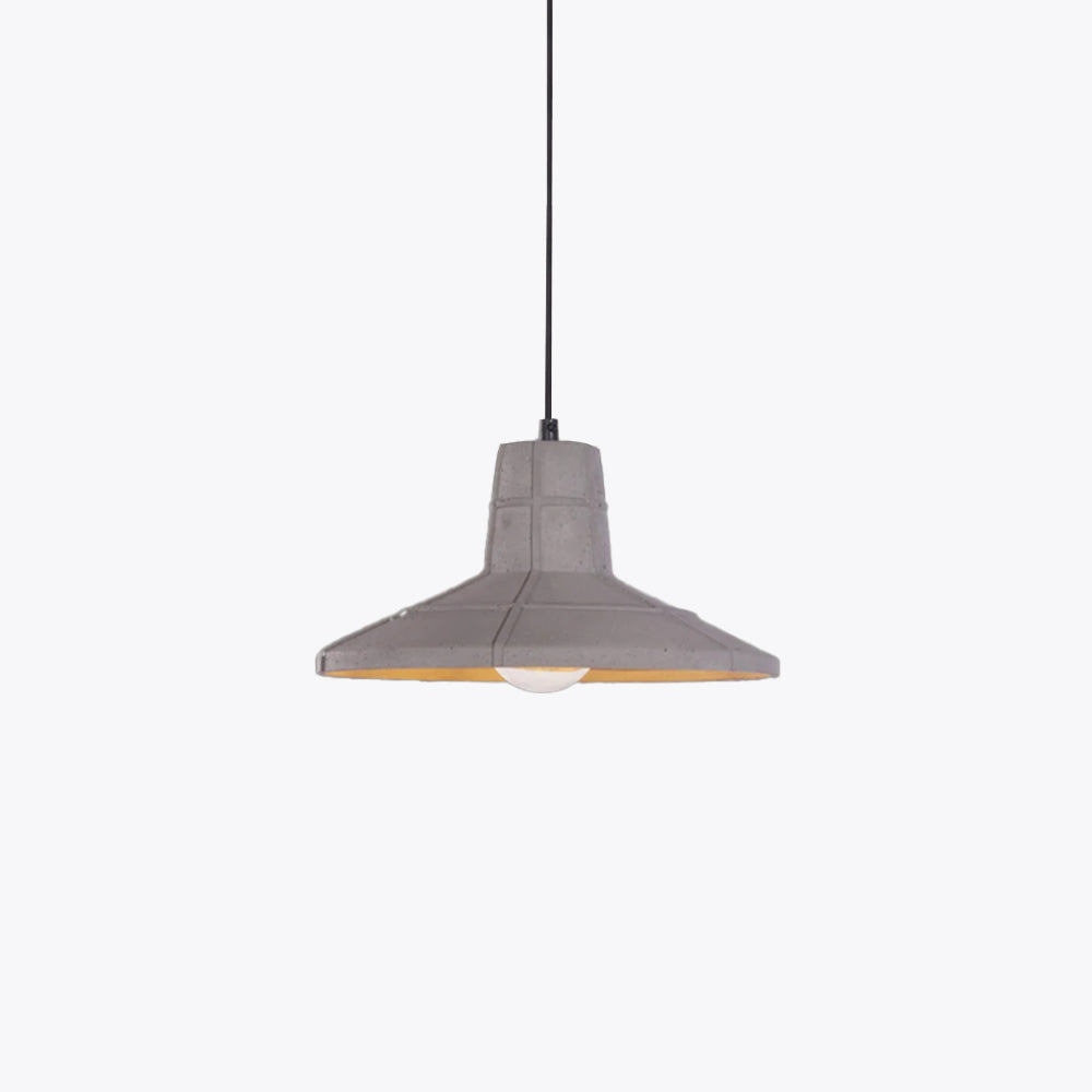 Byers Industrial LED Modern Pendant Light Cement