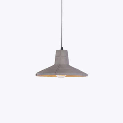 Byers Industrial LED Modern Pendant Light Cement