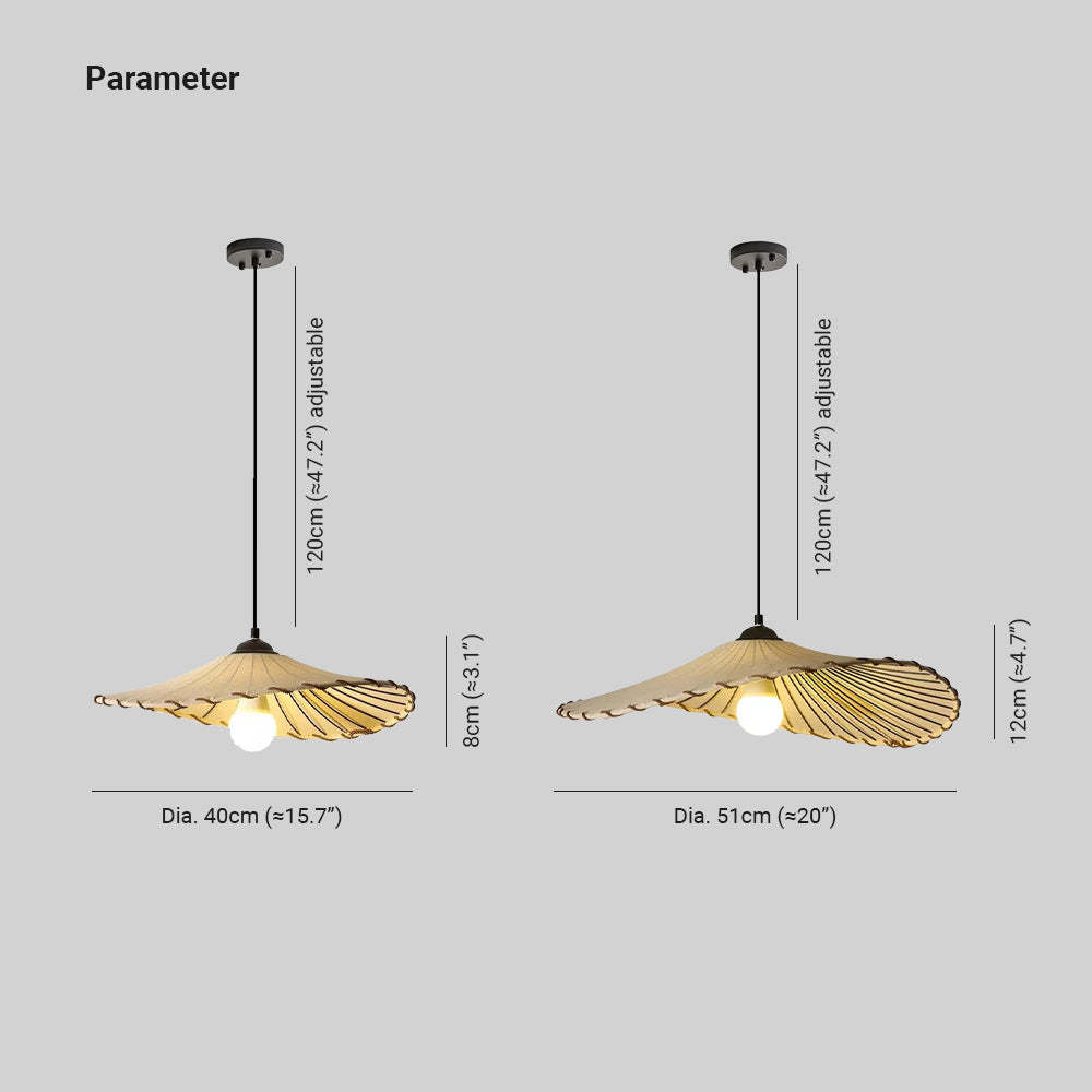 Byers Wabi-Sabi Pendant Light Dimensions