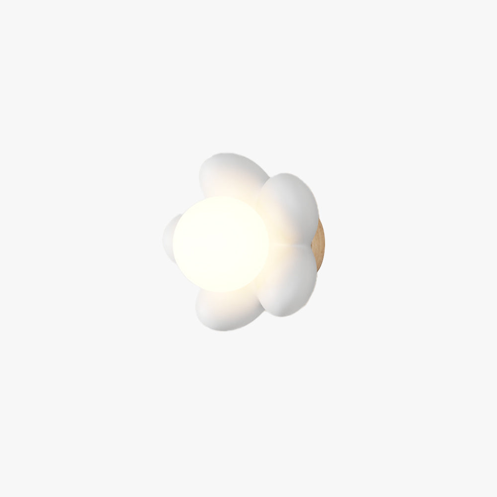Veta Modern Cute Indoor Wall Lamp - Flower Design