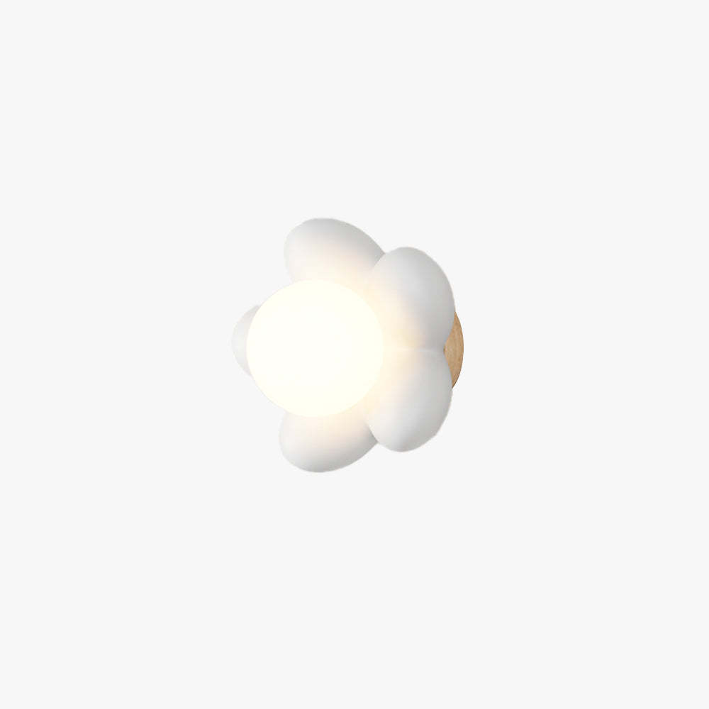 Veta Modern Cute Indoor Wall Lamp - Flower Design