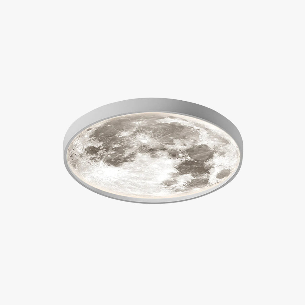 Quinn Modern Flush Mount Ceiling Light with Moon Design
