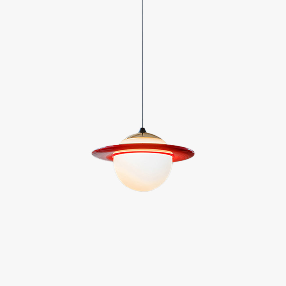 Morandi Creative Pendant Light - Red and White