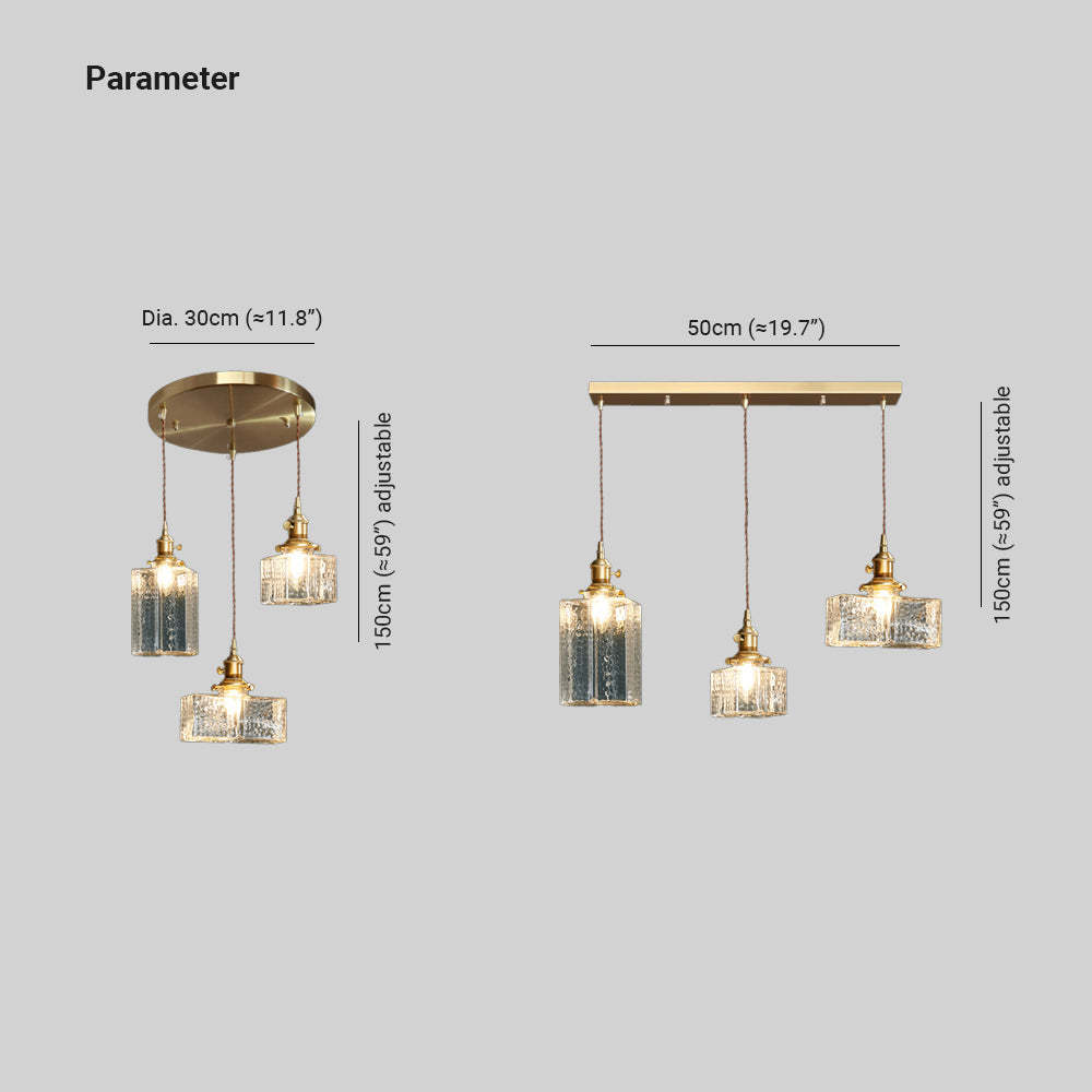 Alessio Pendant Light Dimensions: Glass Bottle Lighting