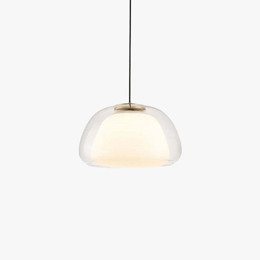 Hailie Modern LED Pendant Light - Glass Dome Fixture