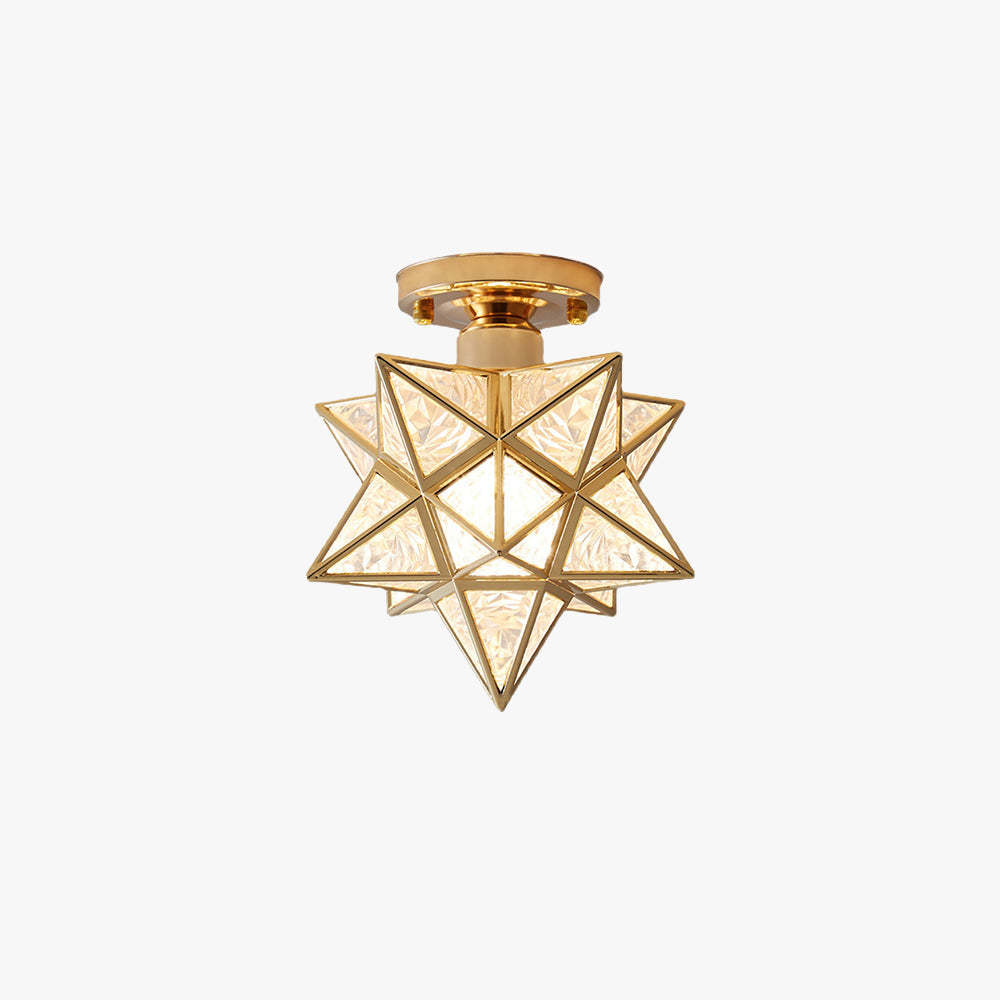 Bella Flush Mount Ceiling Light Star Shape