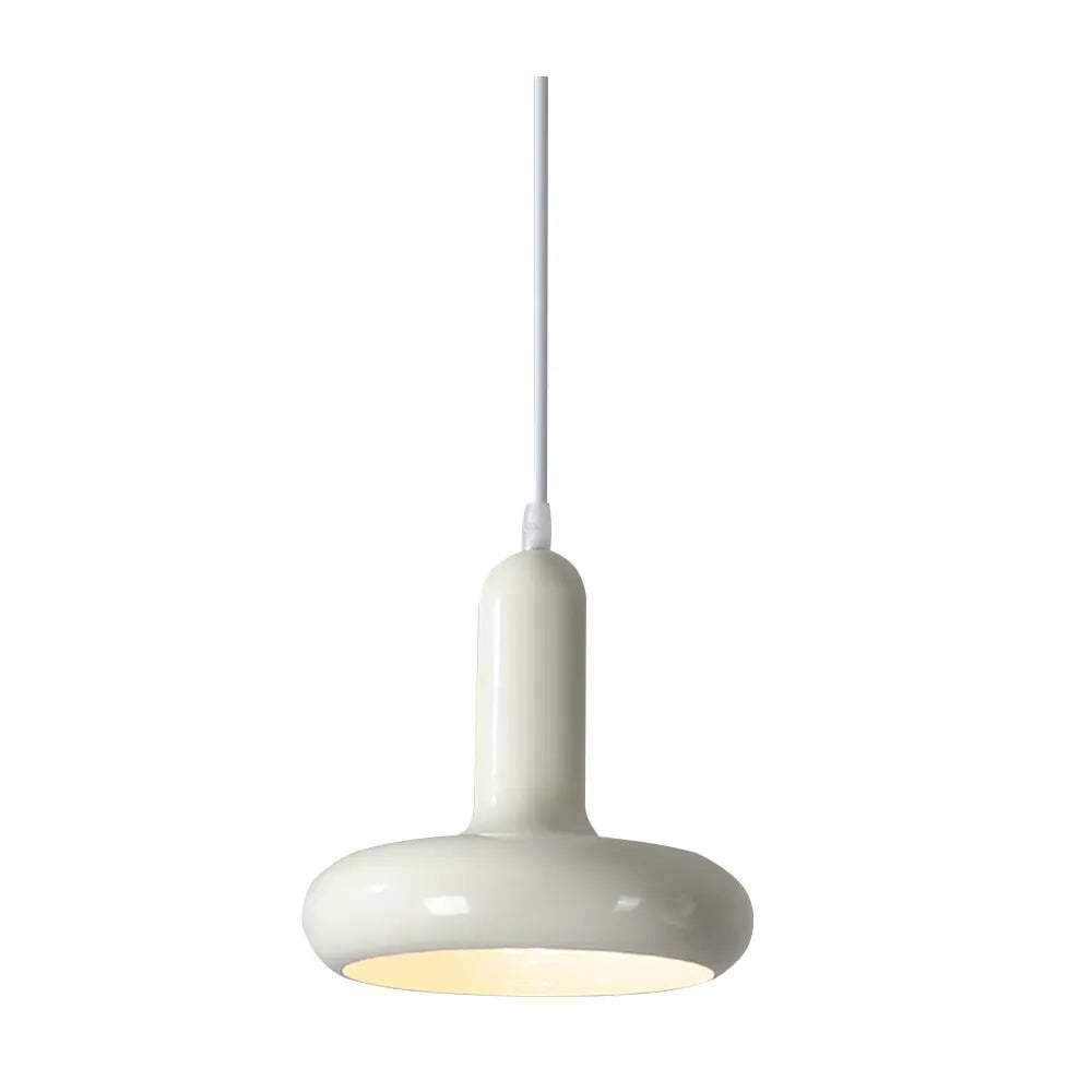 Cream Cairns pendant light, modern minimalist lighting fixture