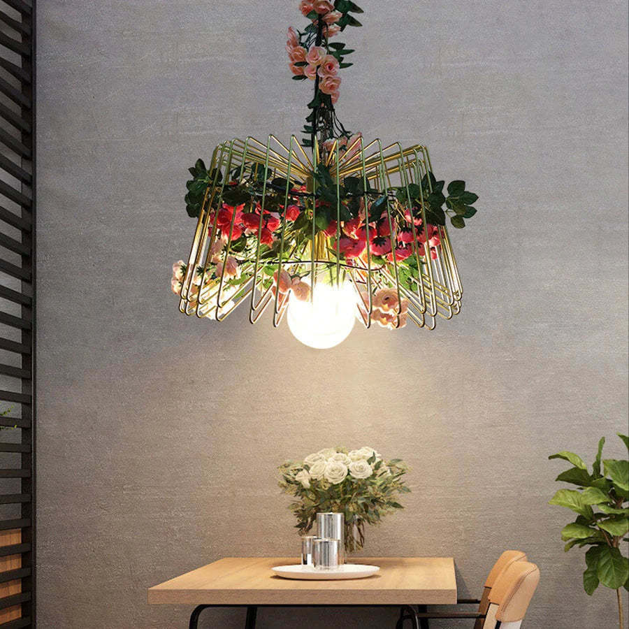 Vireo Flower Pendant Light in Dining Room
