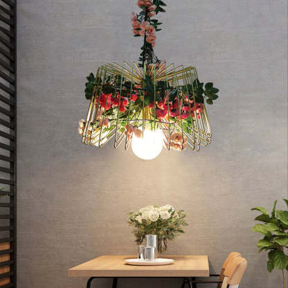 Vireo Flower Pendant Light in Dining Room