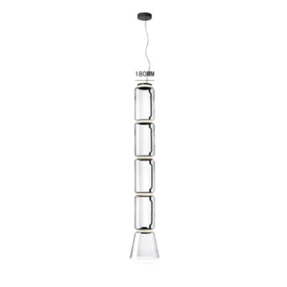 Hailie Minimalist Combination Glass Pendant Light