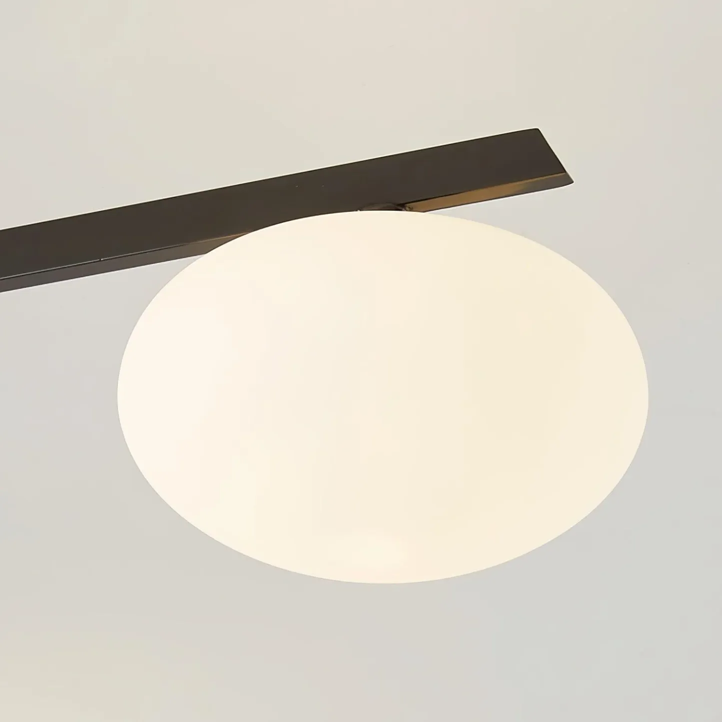 Valentina Minimalism Metal Glass Ceiling Lamp Bedroom Living Room