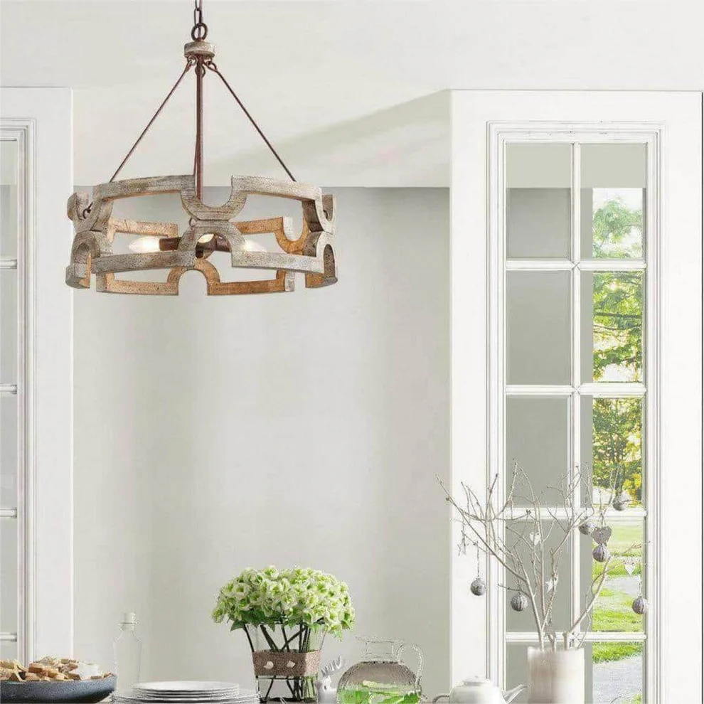 Austin Wood Chandeliers