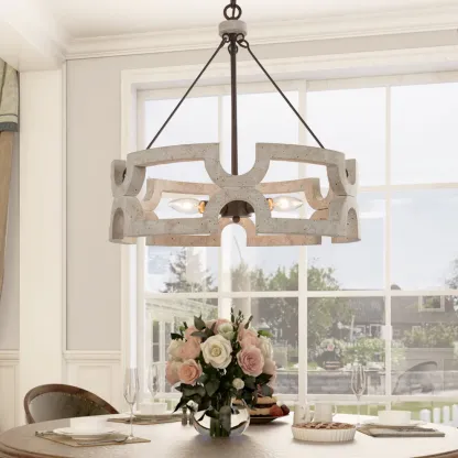Austin Wood Chandeliers