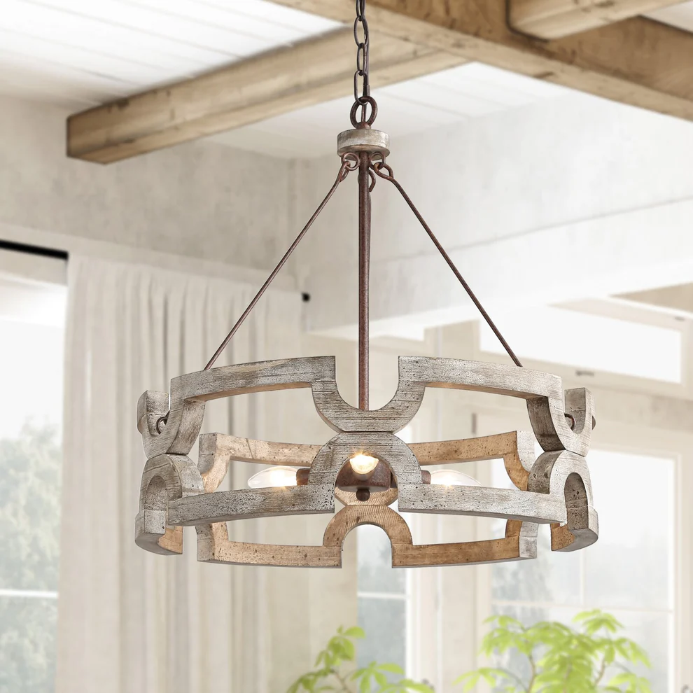 Austin Wood Chandeliers