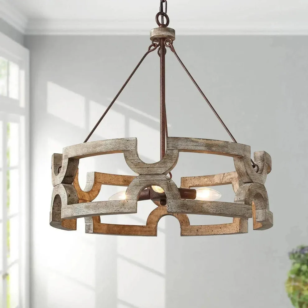 Austin Wood Chandeliers