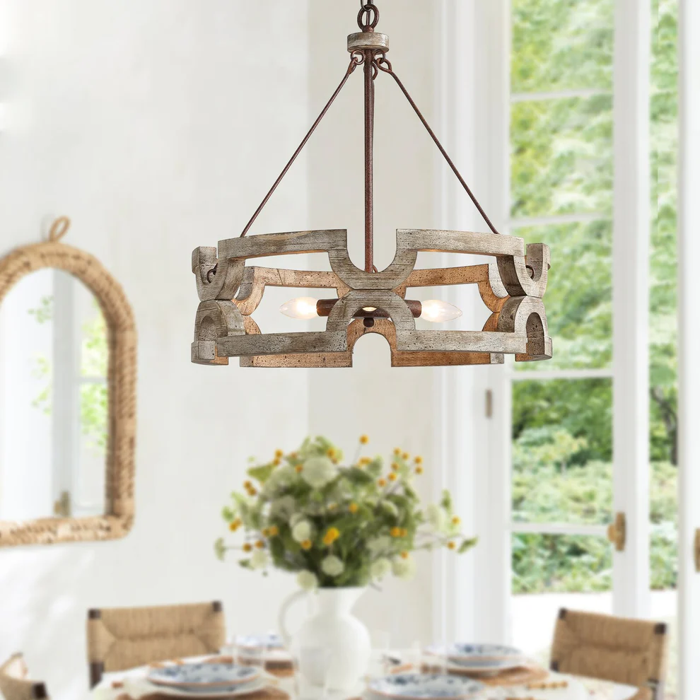 Austin Wood Chandeliers