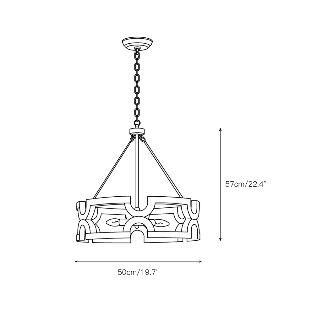 Austin Wood Chandeliers