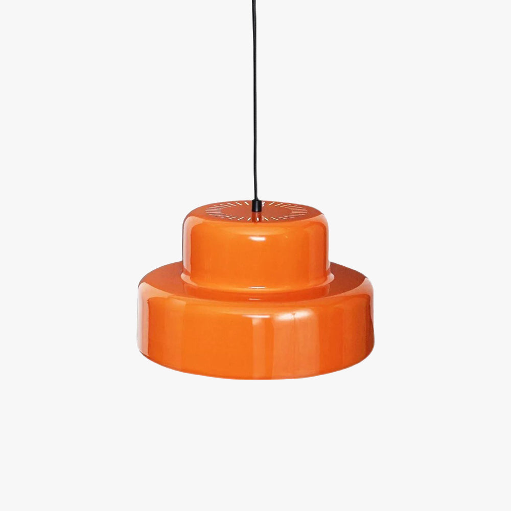 Leilani orange pendant light for dining room