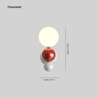 Valentina Modern Wall Lamp, dimensions and parameter
