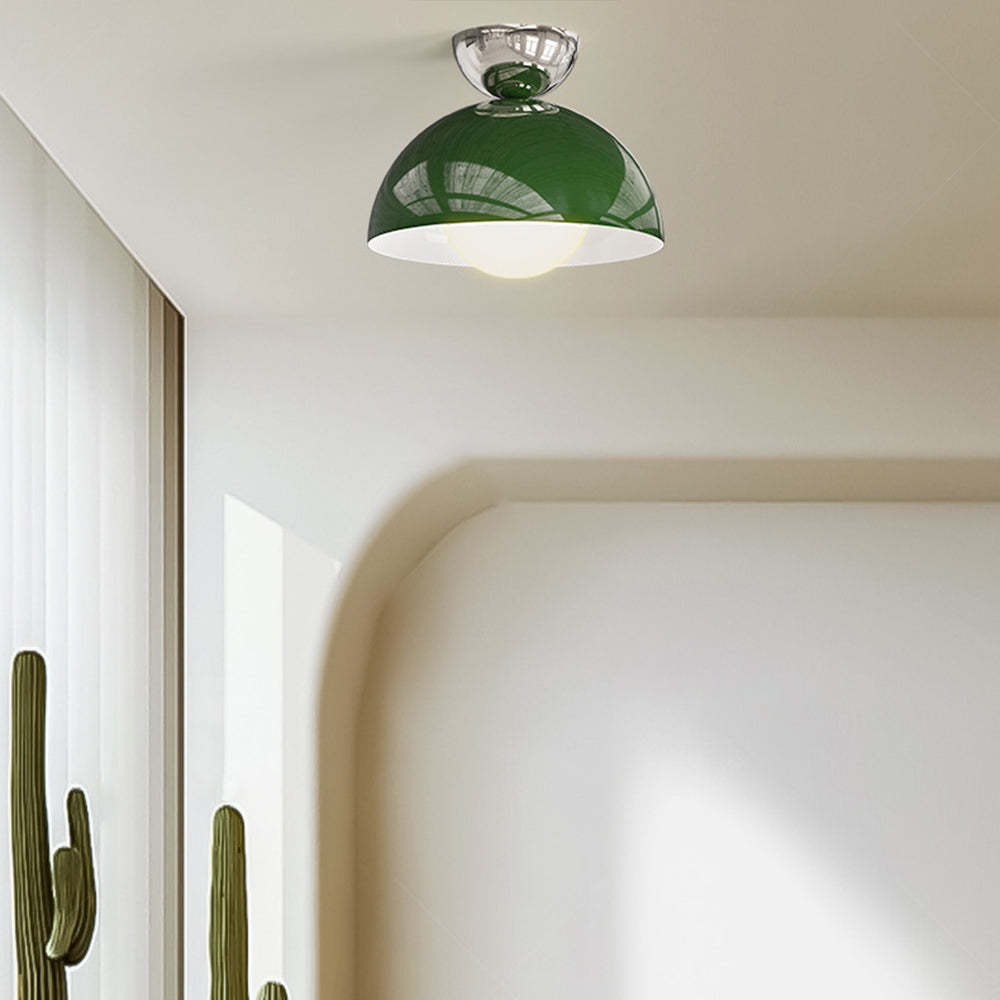 Green Valentina dome ceiling light in modern interior
