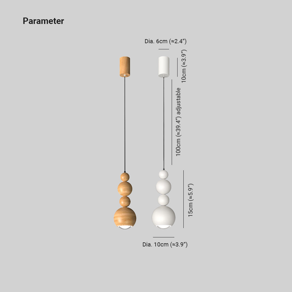 Muto Pendant Light Dimensions