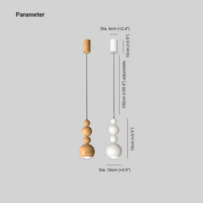 Muto Pendant Light Dimensions