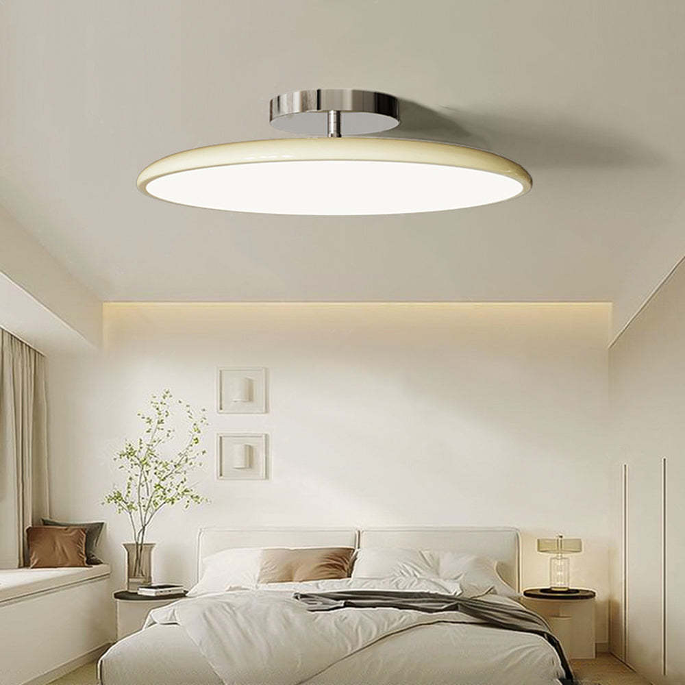Modern bedroom with Valentina ceiling light fixture