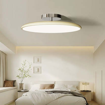 Modern bedroom with Valentina ceiling light fixture