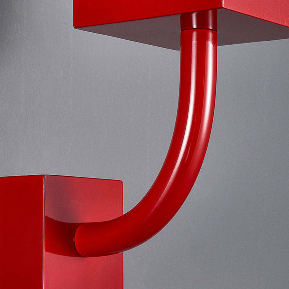 Red Fateh Wall Lamp Detail, Industrial Design