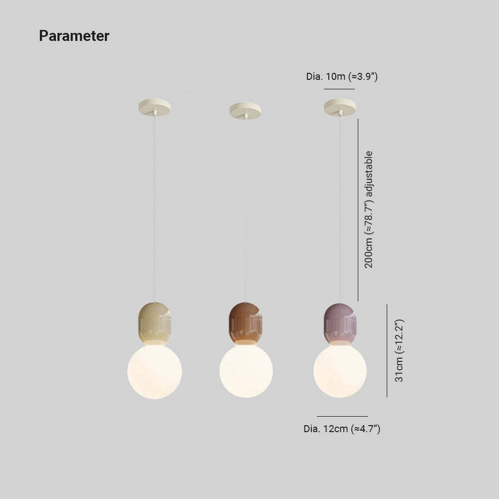 Hailie Pendant Light dimensions and measurements