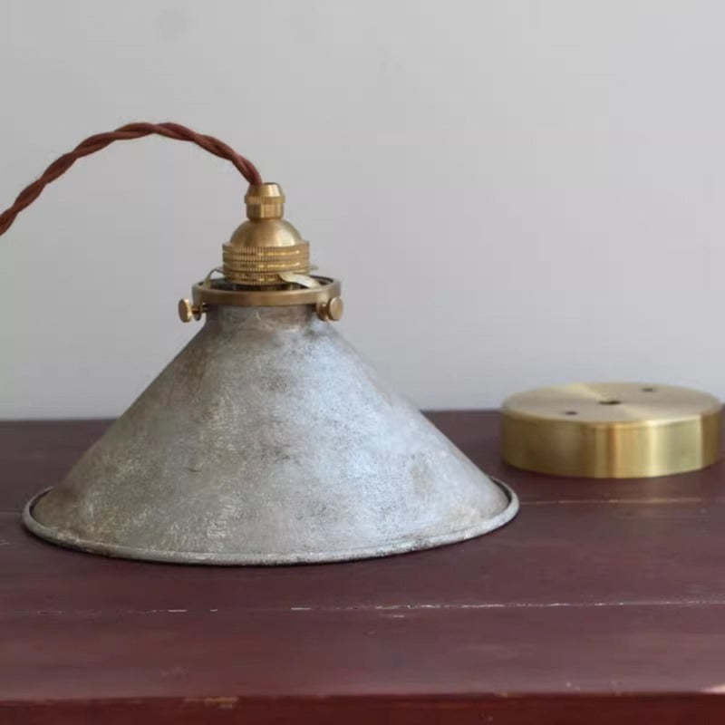 Rustic Alessio Pendant Light - Vintage Metal Kitchen Lighting