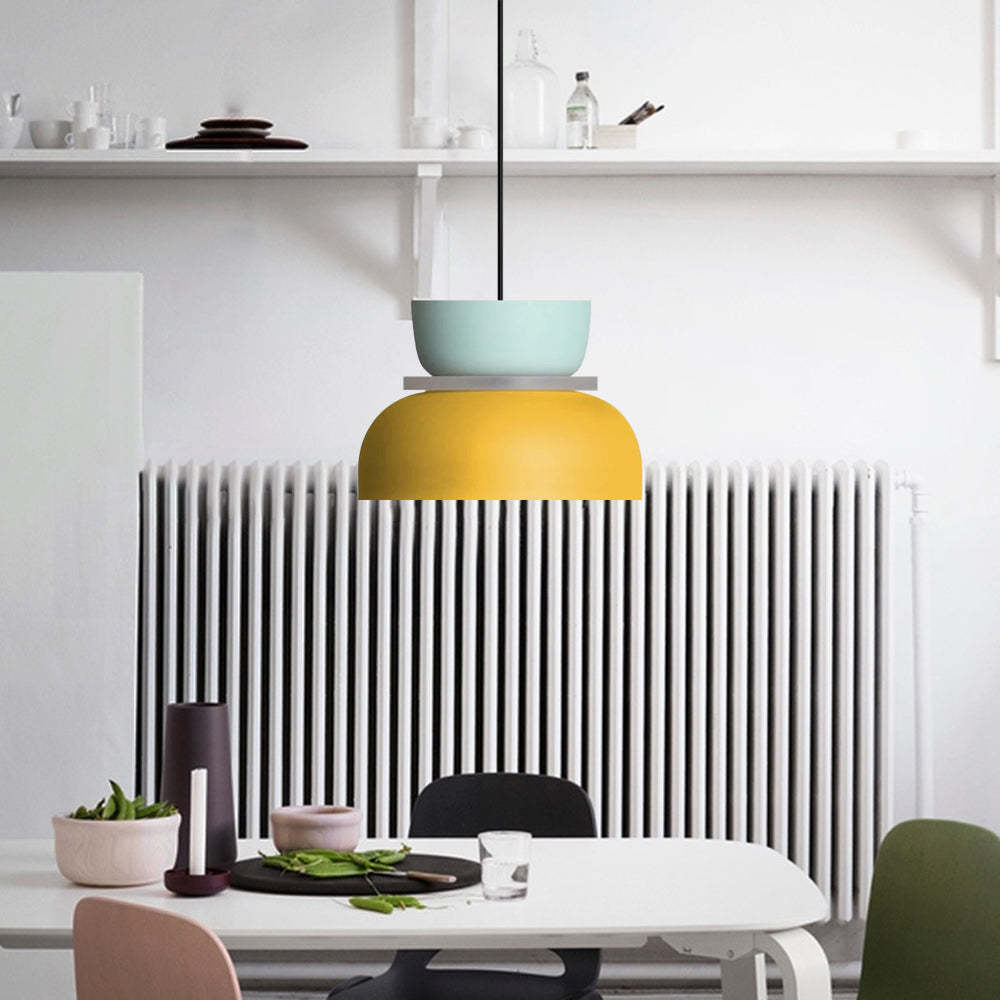 Morandi Industrial Pendant Light in Dining Room