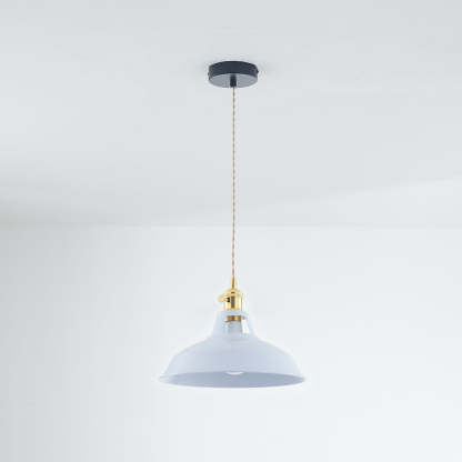 Blue Morandi Pendant Light - Rustic Industrial Style
