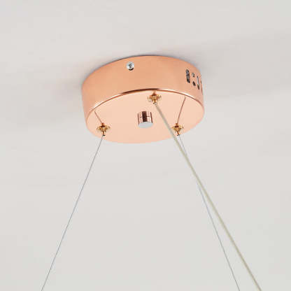 Copper Colon Art Deco Pendant Light Canopy