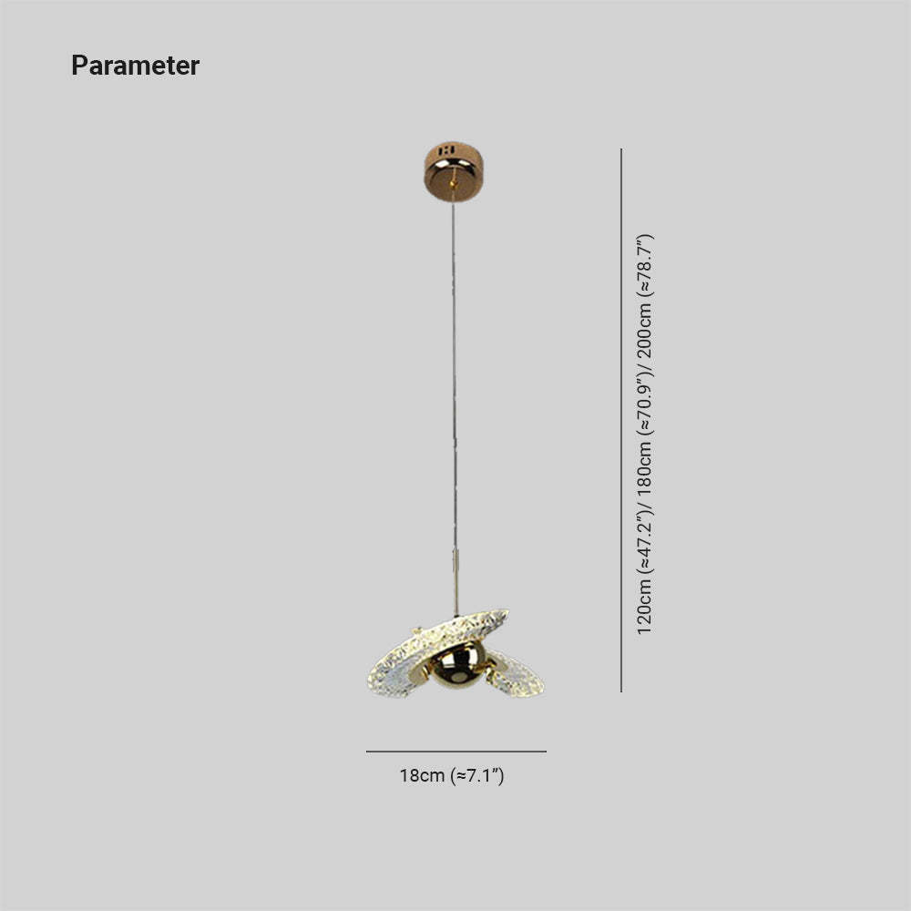Kristy Nordic Pendant Light - Dimensions and Specifications