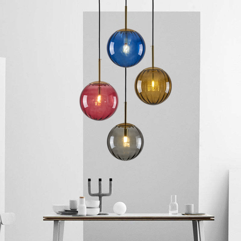 Modern Pendant Light Bubble Glass - Las Sola Lighting