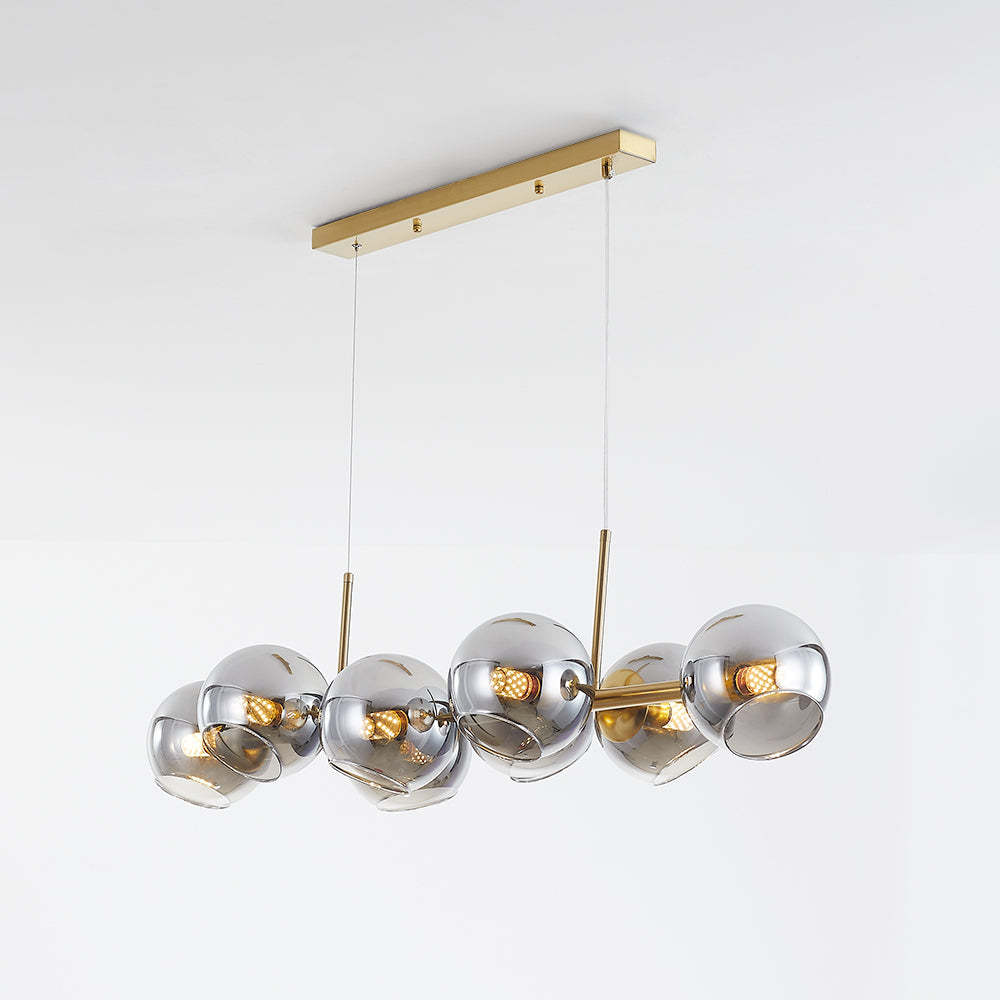Valentina glass globe pendant light - modern lighting fixture Valentina Modern Glass Globe Bubble Pendant Light Living Room