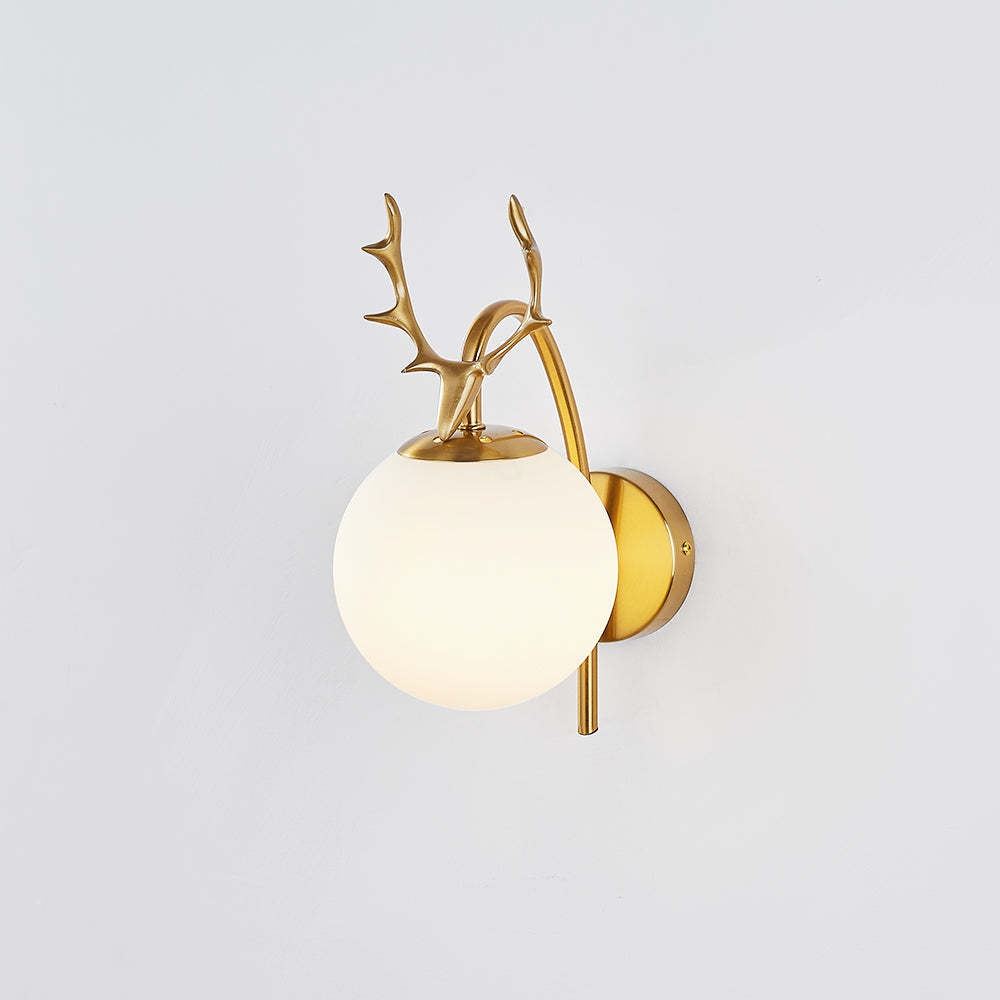 Deer Antler Bedside Lamp - Modern Wall Lighting